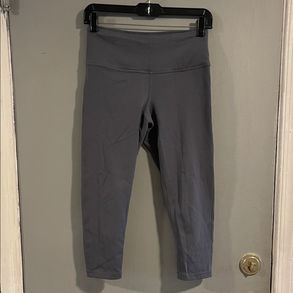 Prana Pants - Prana Cropped Gray Blue Leggings‎ Size Small